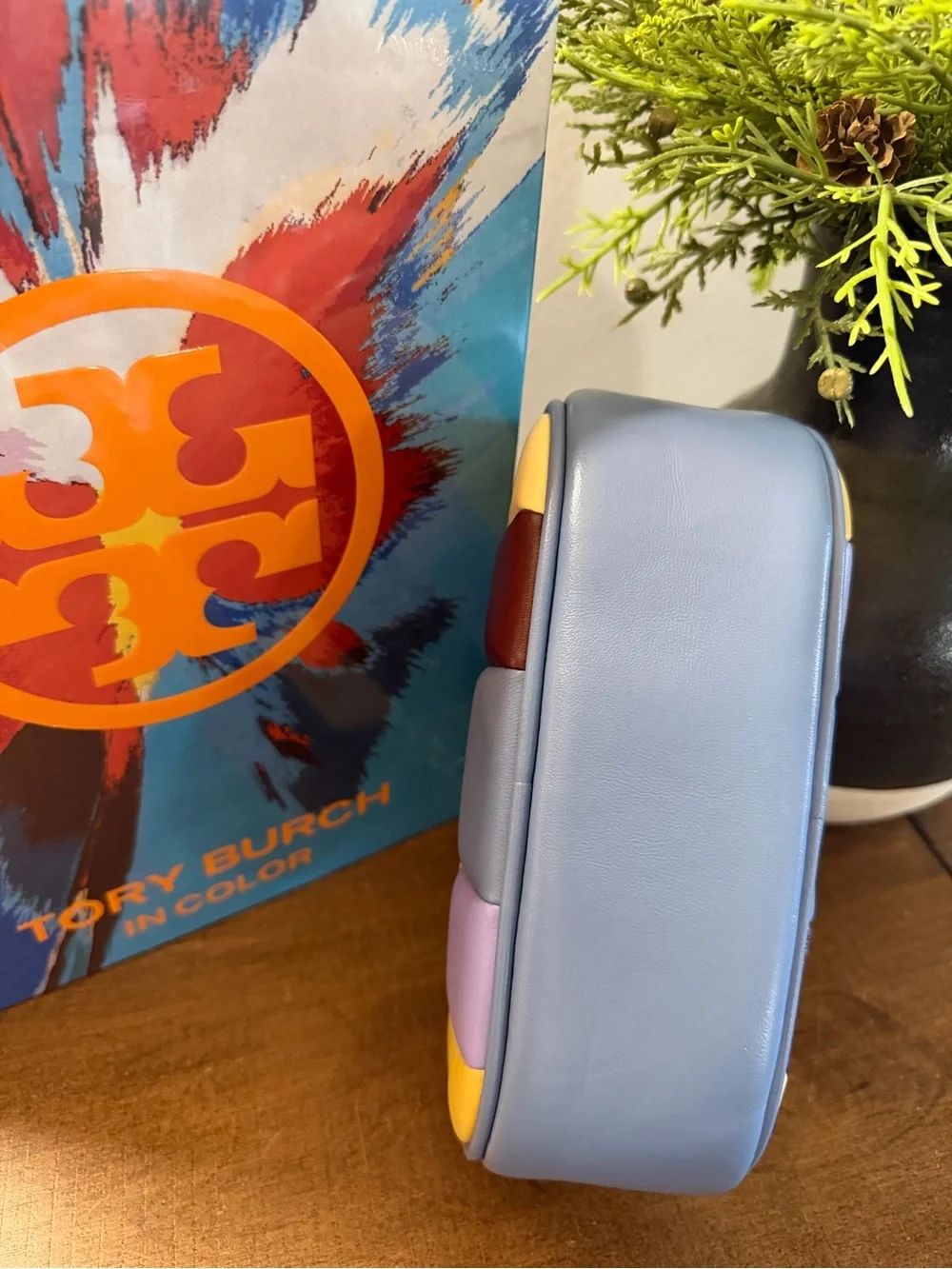 Tory Burch Kira Patchwork Camera Bag (NWT)